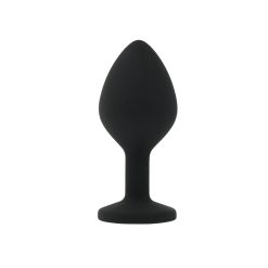 Toosh Black Silicone Butt Plug Medium