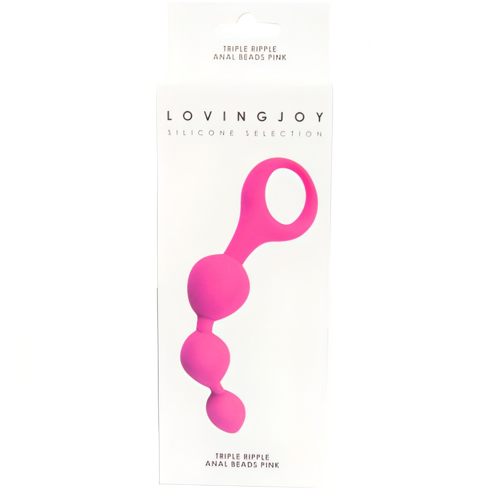 ns6551-loving-joy-triple-ripple-anal-beads-pink-pkg-wr