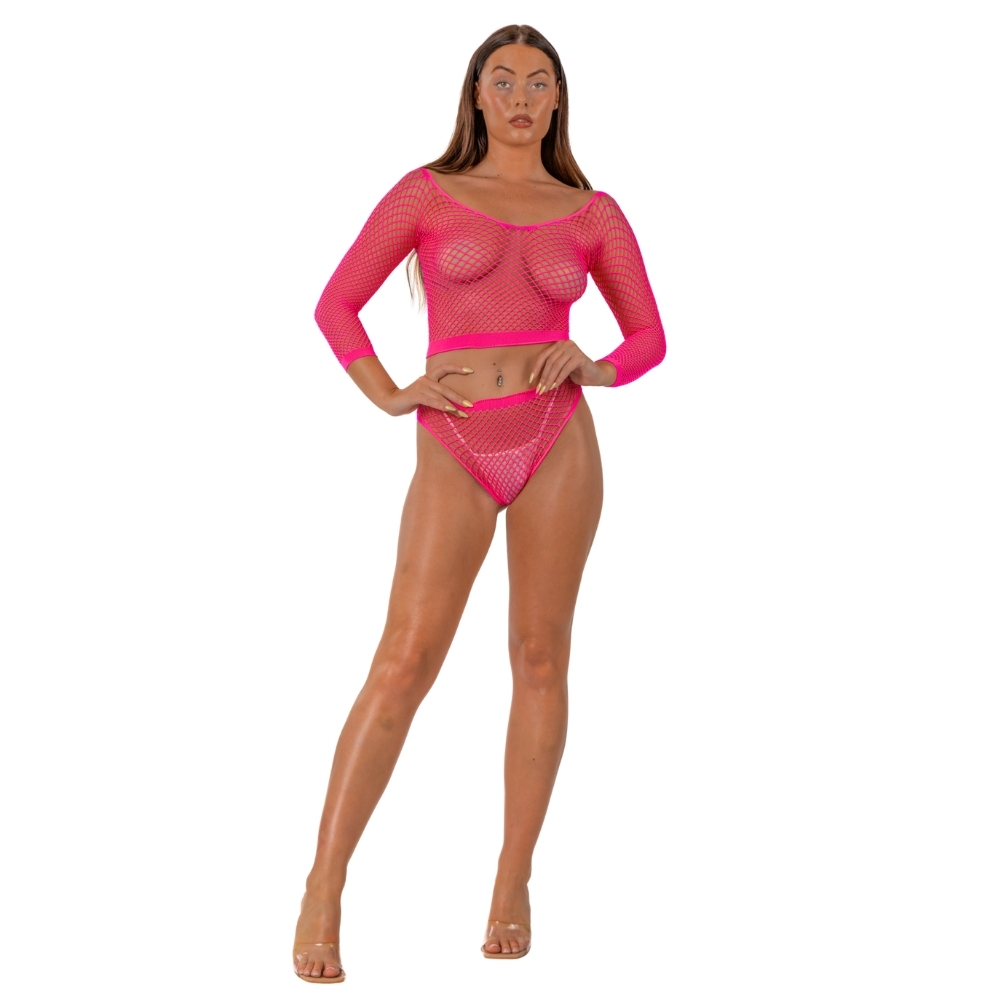 ns8103-lace-by-lj-fence-net-crop-top-and-bottoms-pink-1